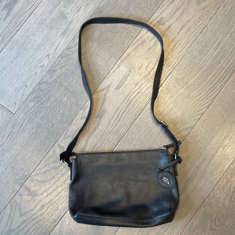 Vintage Roots Black Crossbody Bag. Made in Canada 🇨🇦